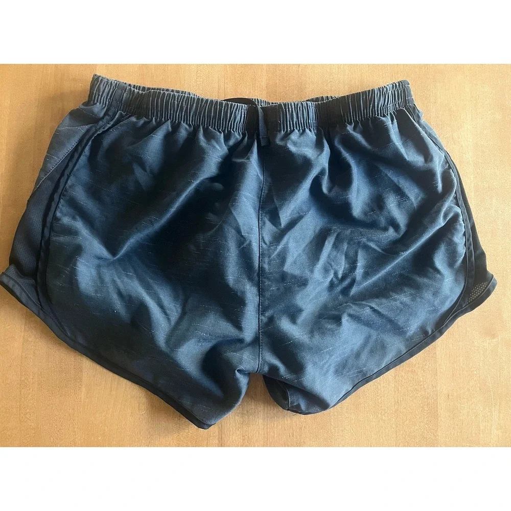 Nike Women's Dri Fit Athletic Running Shorts Sz S Drawstring Black Lined Run Gym